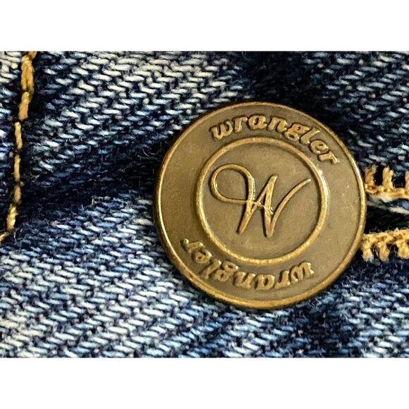 Wrangler Womens Size 13 Shorts 34X6” 100% Cotton Relaxed Blue Denim - Picture 5 of 10